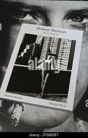 Milan, Italy. 23rd Mar, 2023. Milan, Italy HELMUT NEWTON LEGACY exhibition at Palazzo Reale from 24 March to 25 June 2023 Retrospective for the hundredth anniversary of the birth of the photographer Berlin, 1920 Los Angeles 2004. Curators Dr Matthias Harder and Denis Curti In the picture: photographs exhibited in the exhibition location Credit: Independent Photo Agency/Alamy Live News Stock Photo