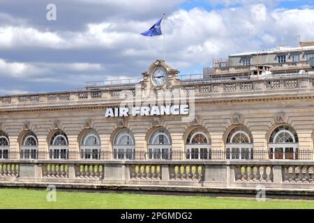 Paris, France - June 15, 2019: Air France museum building in the 7th arrondissement of Paris Stock Photo