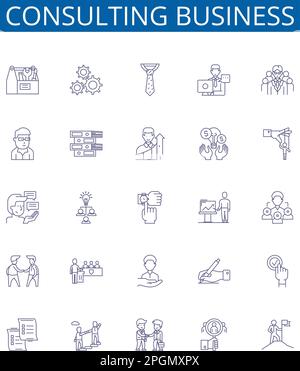 Succession planning line icons collection. Succession, Transition ...