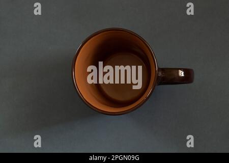 blank brown cup on isolated background,cup Stock Photo