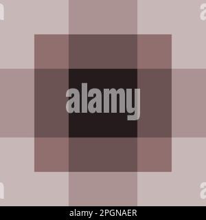 Seamless vector graphic of a pattern of brown squares of different colours forming a cross with a dark centre Stock Vector