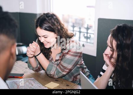 Business people discussing in office Stock Photo
