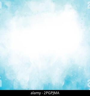 Blue Background vector luxury, Sky Blue with White Gredient Stock Vector