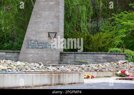 Halberstadt Concentration Camp Memorial Langenstein Stock Photo