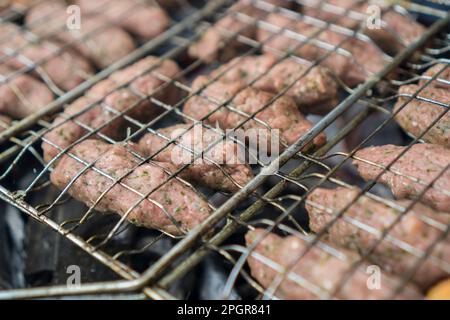 Traditional Lebanese food kafta Stock Photo