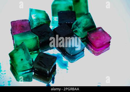 physallis on a mirrow Stock Photo