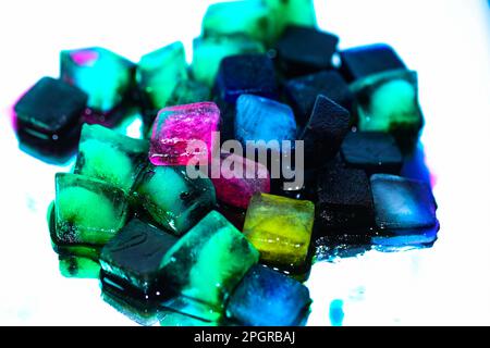physallis on a mirrow Stock Photo