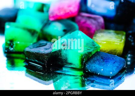 physallis on a mirrow Stock Photo
