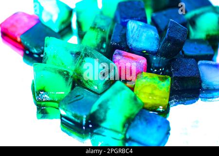 physallis on a mirrow Stock Photo