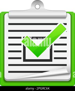 Check list icon, vector eps10 illustration Stock Vector