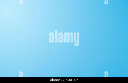blue and white gradient on paper canvas for backdrop or background. Stock Photo