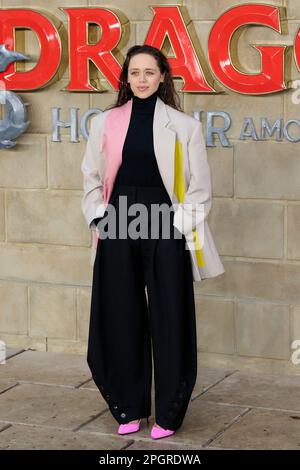 London, UK . 23 March, 2023 . Daisy Head pictured at the UK Premiere of Dungeons & Dragons: Honour Among Thieves held at the Cineworld Leicester Square. Credit:  Alan D West/Alamy Live News Stock Photo