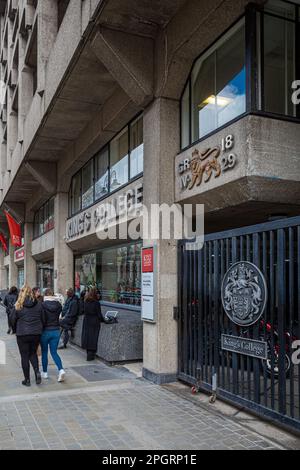 King's College University of London Strand campus buildings, London ...