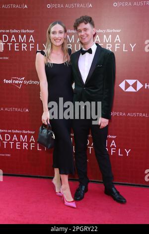 Sydney, Australia. 24th March 2023. Tbc arrives on the red carpet at the opening night of Madama Butterfly Handa Opera on Sydney Harbour at Fleet Steps, Mrs Macquaries Point. Credit: Richard Milnes/Alamy Live News Stock Photo