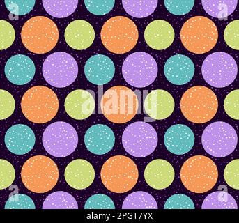 Circular seamless repeating pattern Stock Photo