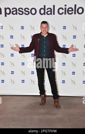 Rome, Italy. 24th Mar, 2023. Rome : Rai of Viale Mazzini . Photocall One step from heaven 7 . In the photo: Gianmarco Pozzoli Credit: Independent Photo Agency/Alamy Live News Stock Photo