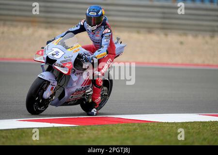 Portimao, Portugal. 24th Mar, 2023. 03/24/2023, Autodromo International do Algarve, Portimao, MOTO GP GRANDE PREMIO DE PORTUGAL 2023, in the picture Alex Marquez from Spain, Gresini Racing MotoGP/dpa/Alamy Live News Stock Photo