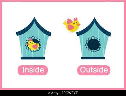 inside outside clipart