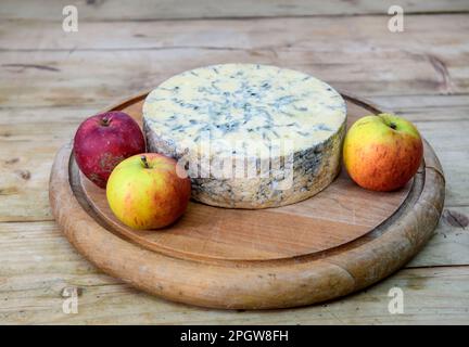 British made blue cheese. Stock Photo