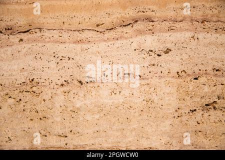Image with a marble texture of the travertine marble type that allows you to put it as a background for your copy space Stock Photo
