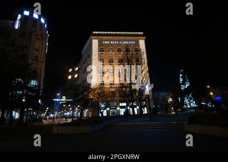 The Ritz Carlton Hotel, Budapest, Hung ary Stock Photo