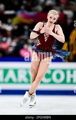 Amber GLENN (USA), During Women Free Skating, At The ISU World Figure ...