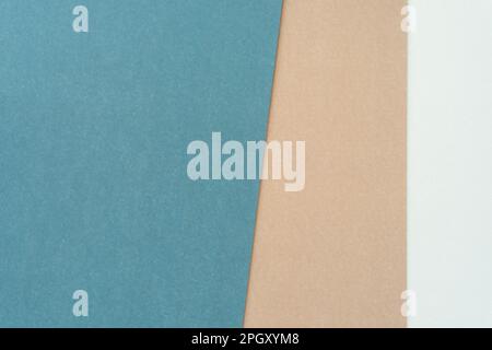 scrapbook paper background featuring layered sheets in various colours Stock Photo