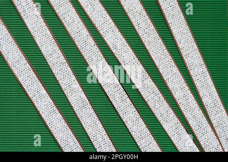 scrapbook paper and corrugated paper background Stock Photo