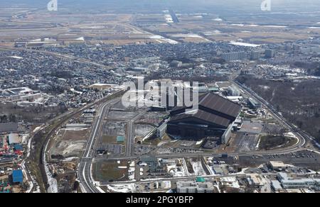 New HKS-Designed Hokkaido Nippon Fighters Baseball Stadium Opens