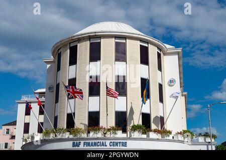 Nassau, Bahamas - Februay 18, 2016: baf financial centre building architecture Stock Photo