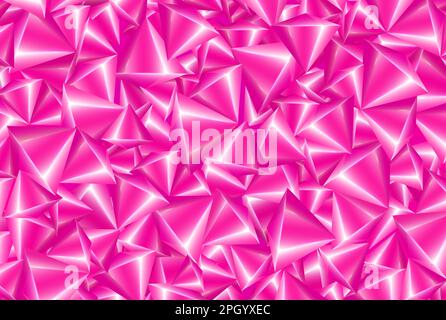 Pink crystal background, can be used for background Stock Vector