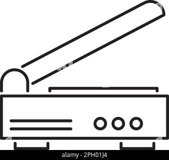 Information technology scanner vector icon illustration. Stock Vector