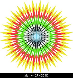 Abstract kaleidoscope background. Multicolor kaleidoscope texture Stock Photo