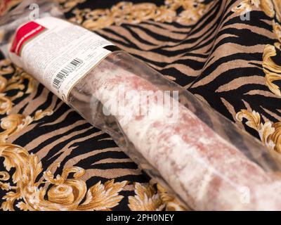 Julian Mairal Fuet Extra. Stock Photo
