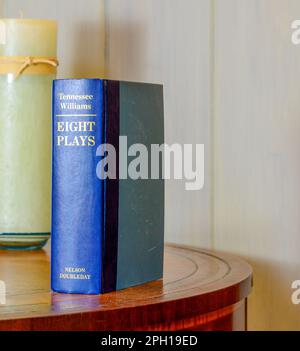 NEW ORLEANS, LA, USA - MARCH 20, 2023: The book, 'Eight Plays,' by Tennessee Williams on a tabletop Stock Photo