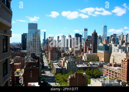 A scenic view from Kingsley Condo, 1st Avenue, Manhattan, New York, USA Stock Photo