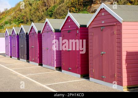 Beach Huts Stock Photo