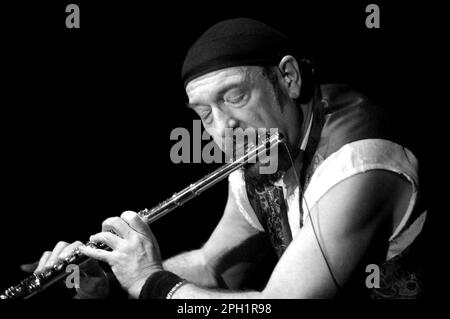 Milan Italy 10/05/2004: Ian Anderson , Jethro Tull live concert at the National Theater Stock Photo