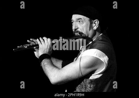 Milan Italy 10/05/2004: Ian Anderson , Jethro Tull live concert at the National Theater Stock Photo