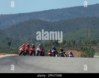 Spain's Marc Marquez of Ducati Lenovo Team drives during a MotoGP ...