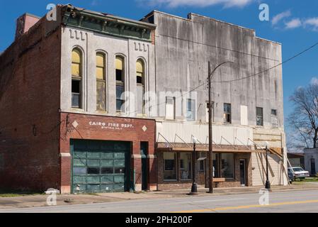 Abandoned building in downtown Cairo, Illinois, USA. Stock Photo