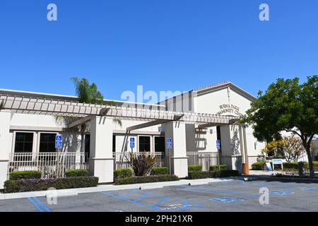 BUENA PARK, CALIFORNIA - 24 MAR 2023: The Buena Park Community Center offers a wide variety of recreation: sports, cultural activities and senior prog Stock Photo