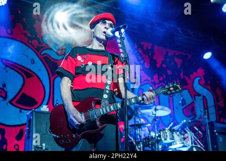 March 11, 2023: The Damned perform at Alcatraz in Milan, Italy Stock Photo