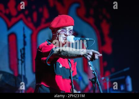 March 11, 2023: The Damned perform at Alcatraz in Milan, Italy Stock Photo