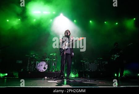 The Snuts on stage during the Teenage Cancer Trust show at the Royal Albert Hall, London. Picture date: Saturday March 25, 2023. Stock Photo