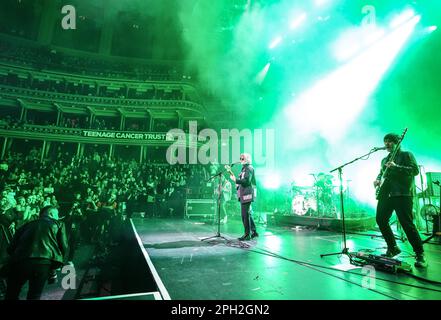 The Snuts on stage during the Teenage Cancer Trust show at the Royal Albert Hall, London. Picture date: Saturday March 25, 2023. Stock Photo