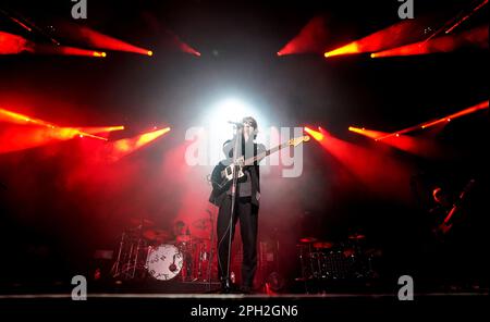 The Snuts on stage during the Teenage Cancer Trust show at the Royal Albert Hall, London. Picture date: Saturday March 25, 2023. Stock Photo