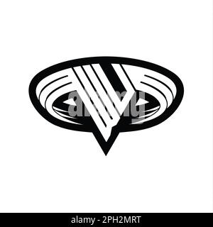 WU Logo monogram letter with slice style design template Stock Photo ...