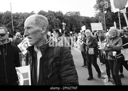 Berlin Brandenburger Tor, Marsch fuer das Leben. March for Life Stock Photo