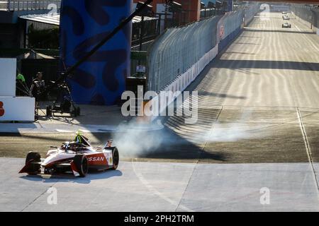 Sao Paulo, Brazil. 25th Mar, 2023. SÃO PAULO, SP - 25.03.2023: FORMULA E CORRIDA ETAPA 9 - Norman NATO, (FRA), Nissan Formula E Team, NISSAN e-4ORCE 04, during the race, this Saturday (25), for the 2023 Julius Baer São Paulo E-Prix at the Anhembi Sambadrome, north of São Paulo. (Photo: Aloisio Mauricio/Fotoarena) Credit: Foto Arena LTDA/Alamy Live News Stock Photo